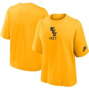 West Virginia Nike Women's Retro Boxy Tee